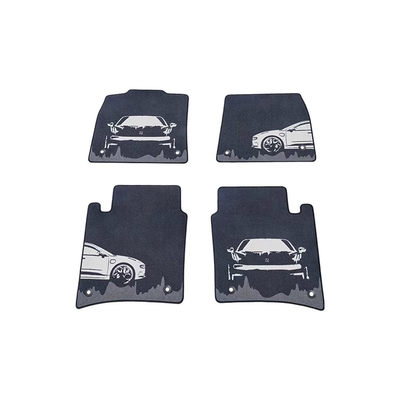 3PCS ZEEKR カーフィットメント シルエット アート 足 枕 毛布 表面 革新的なデザイン